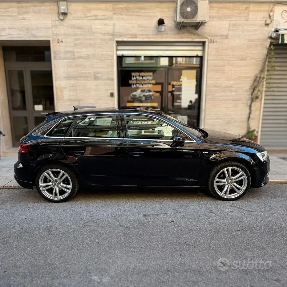 Usata Audi A3 Ambition 105 CV (77 kW) 2013 Nero Berlina