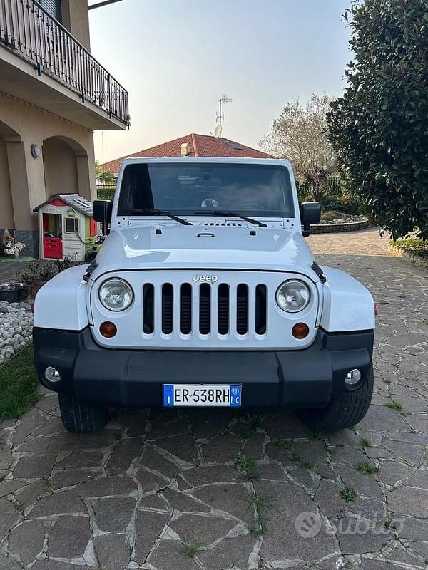 Occasion Jeep Wrangler Sahara 200 PK (147 kW) 2013 Wit SUV