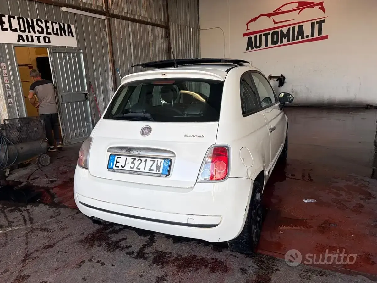 Usata Fiat 500 Sport 86 CV (63 kW) 2012 Bianco Berlina