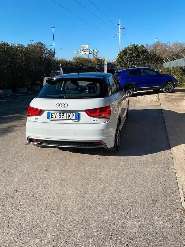 Usata Audi A1 S-Line 90 CV (66 kW) 2014 Bianco Utilitaria