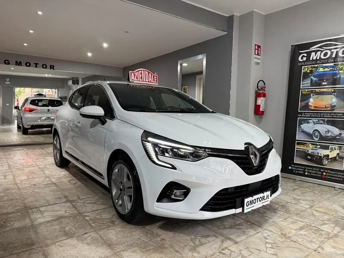 Usata Renault Clio V Intens 86 CV (63 kW) 2020 Bianco Berlina