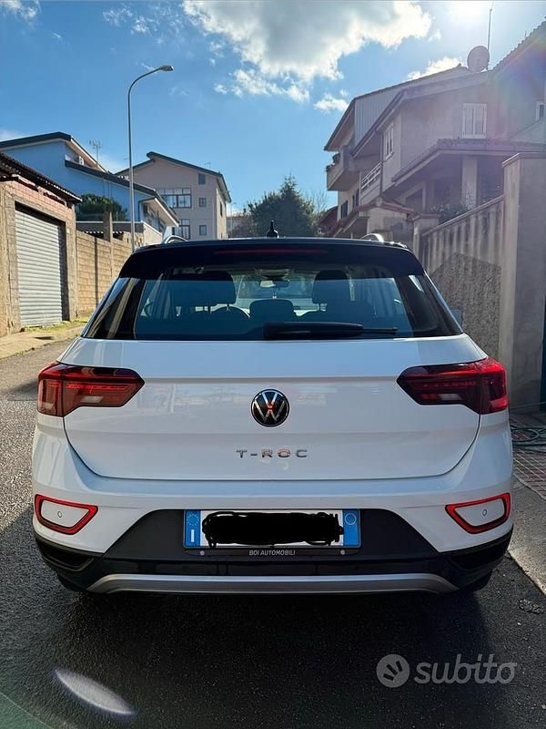 Usata VW T-Roc Style 115 CV (84 kW) 2022 Bianco SUV