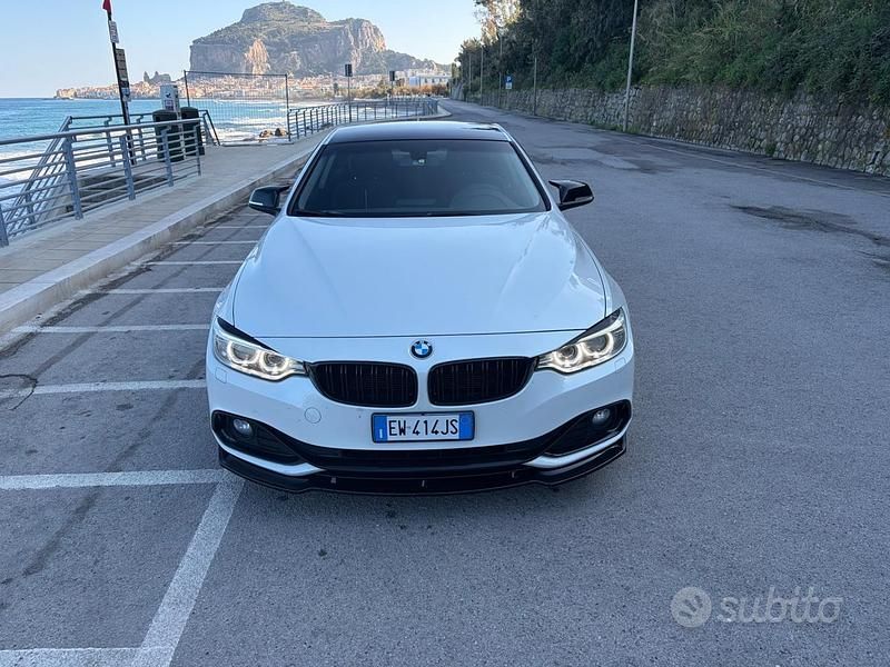 Usata BMW 420 Coupé Sport Line 185 CV (136 kW) 2014 Bianco Coupé
