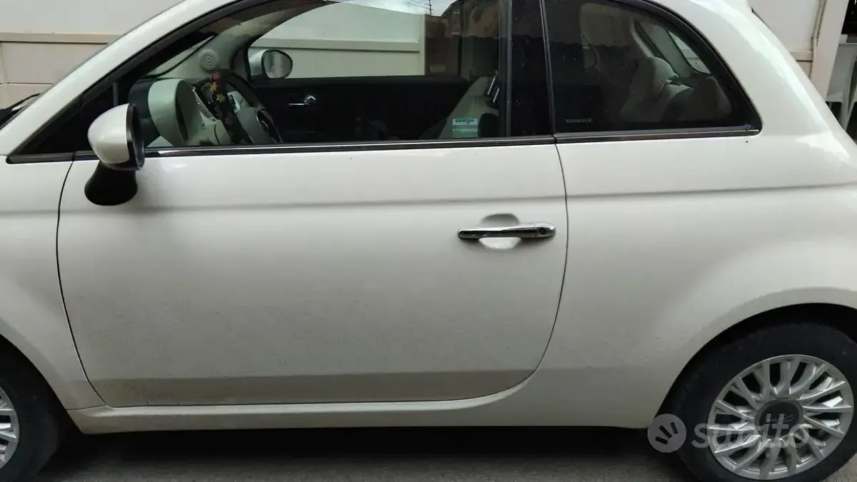 Usata Fiat 500 Lounge 105 CV (77 kW) 2017 Bianco Berlina