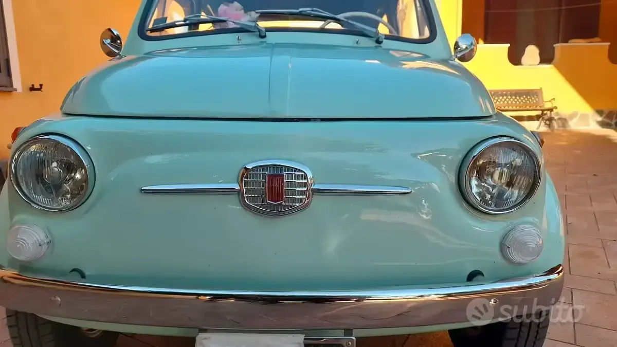 Usata Fiat 500 1960 Bluazzurro Utilitaria