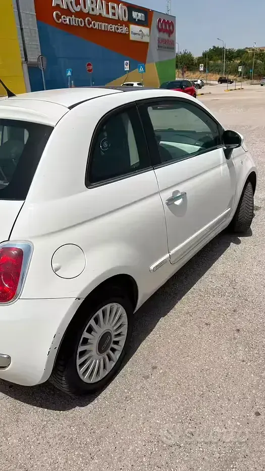 Usata Fiat 500 69 CV (50 kW) 2010 Bianco Utilitaria