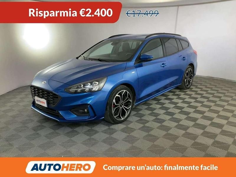 Usata Ford Focus ST-Line 120 CV (88 kW) 2020 Blu/azzurro Station wagon