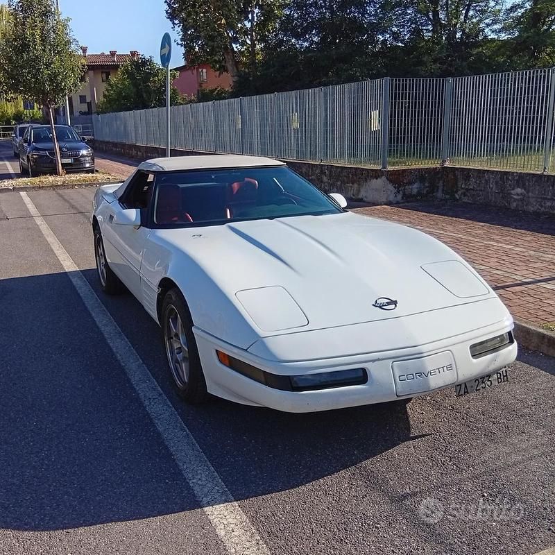 Usata Corvette C4 243 CV (178 kW) 1991 Bianco Cabrio