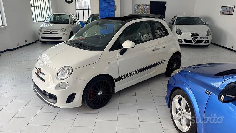 Usata Abarth 500C 135 CV (99 kW) 2012 Bianco Cabrio
