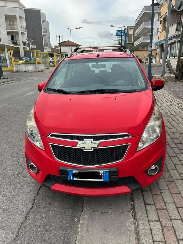 Usata Chevrolet Spark 2010 Rosso Utilitaria