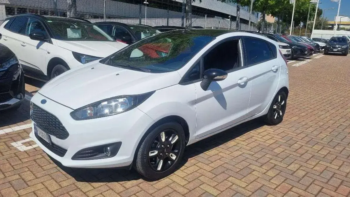 Usata Ford Fiesta Titanium 75 CV (55 kW) 2017 Bianco Utilitaria