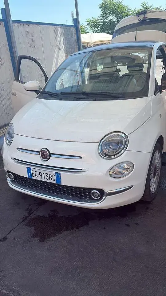 Usata Fiat 500 Lounge 75 CV (55 kW) 2011 Bianco Utilitaria