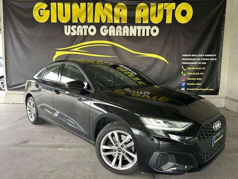 Usata Audi A3 Advanced 110 CV (80 kW) 2021 Nero Berlina