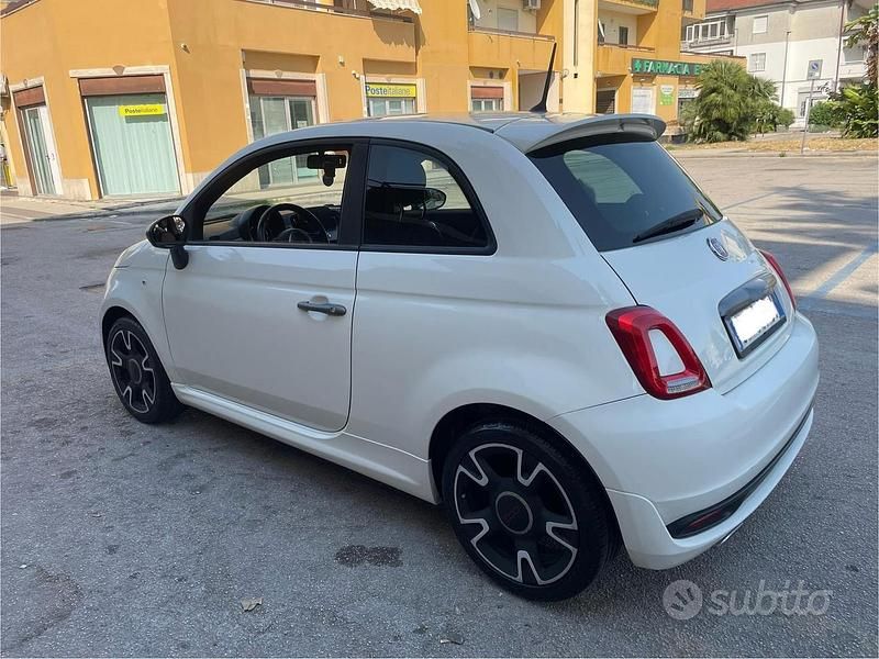 Usata Fiat 500S S 69 CV (50 kW) 2018 Bianco Utilitaria