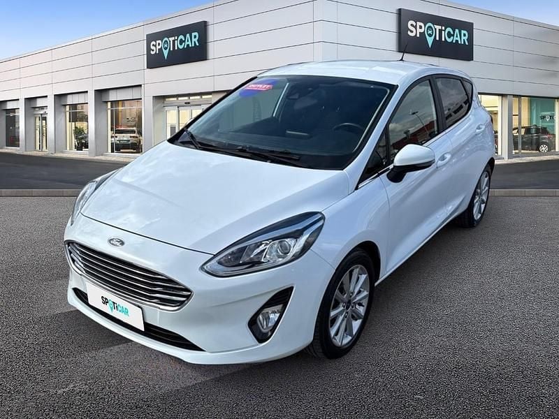 Usata Ford Fiesta Titanium 85 CV (62 kW) 2018 Bianco Utilitaria