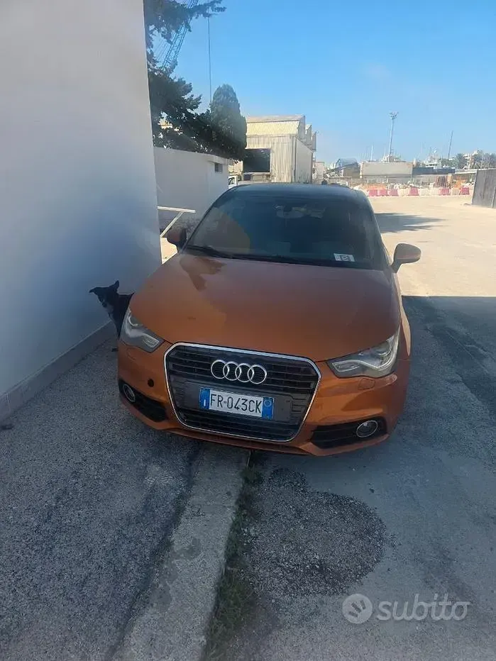 Usata Audi A1 90 CV (66 kW) 2013 Arancione Utilitaria