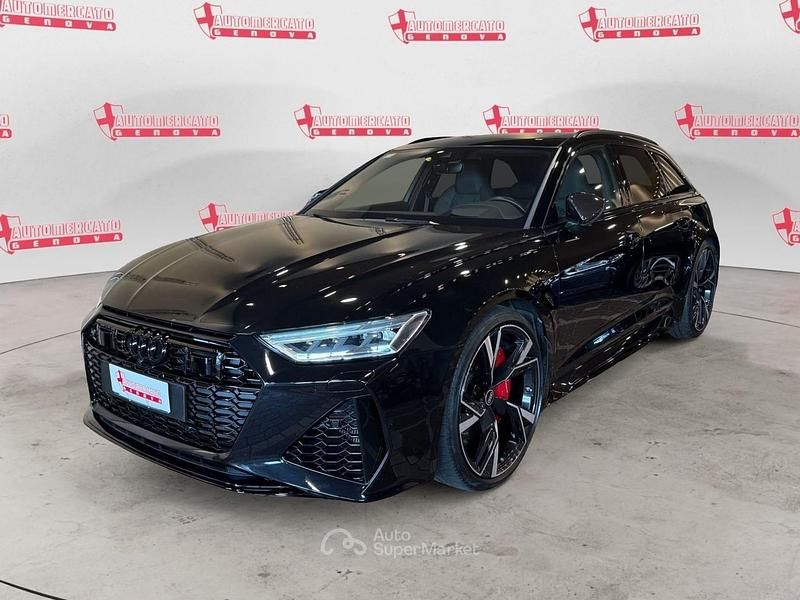 Usata Audi RS6 Ambiente 600 CV (441 kW) 2021 Nero Station wagon