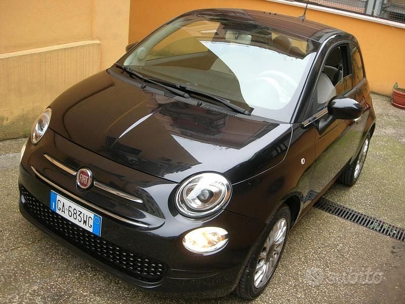 Usata Fiat 500 Lounge 69 CV (50 kW) 2020 Nero Berlina