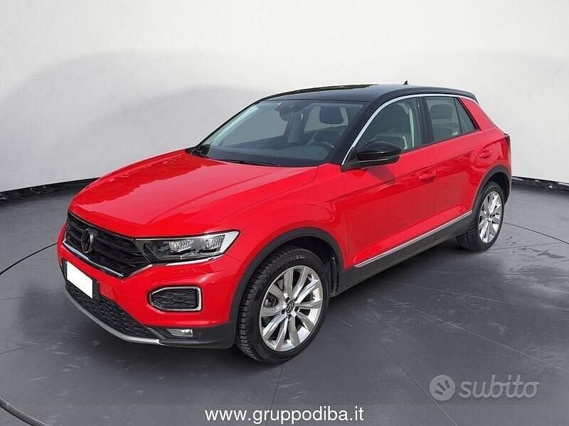 Rosso Usata 2021 VW T-Roc Advance SUV | 22.790 € (Buon prezzo) - Immagine 1/4