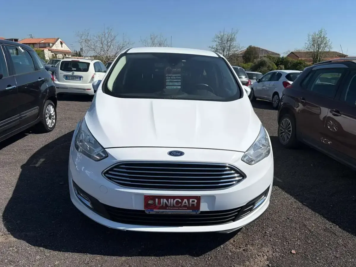 Usata Ford C-MAX S 120 CV (88 kW) 2016 Bianco Monovolume