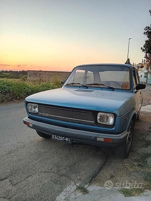 Usata Fiat 127 1980 Blu Berlina