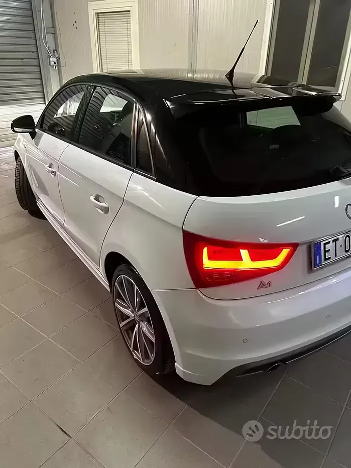 Usata Audi A1 S-Line 90 CV (66 kW) 2014 Bianco Utilitaria