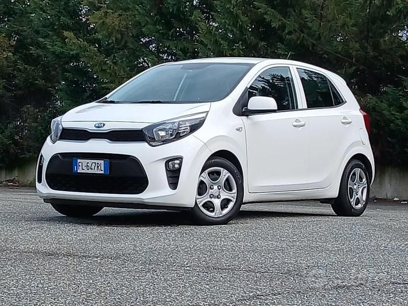 Usata Kia Picanto Active 65 CV (47 kW) 2018 Bianco Utilitaria