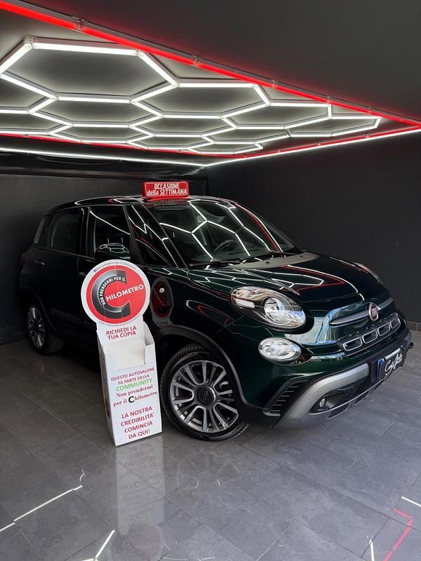 Usata Fiat 500L Cross 95 CV (69 kW) 2019 Verde Monovolume