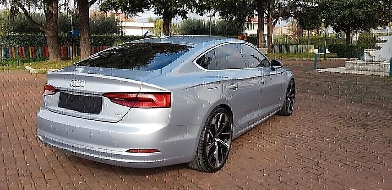 Usata Audi A5 190 CV (139 kW) 2017 Argento Coupé