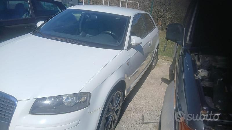 Usata Audi A3 S-Line 170 CV (125 kW) 2008 Bianco Utilitaria