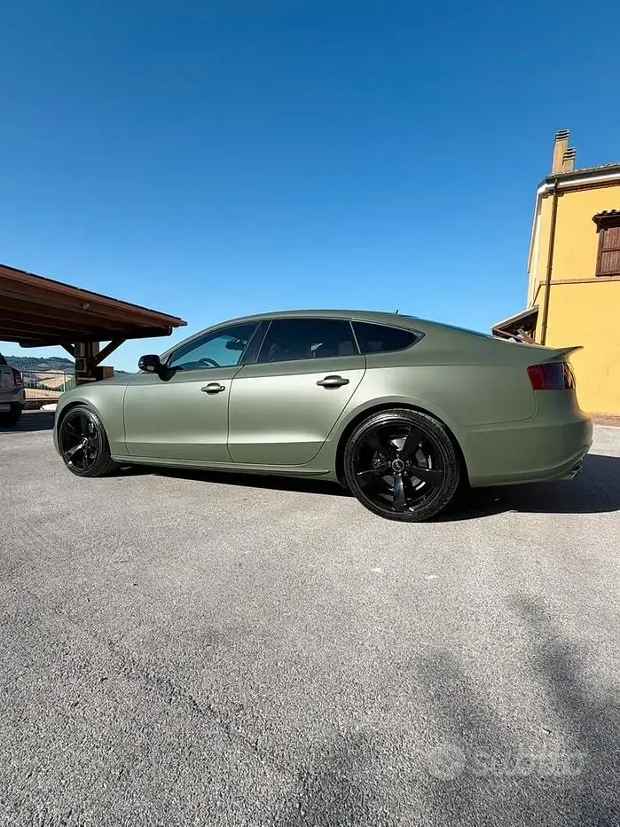 Usata Audi A5 S-Line 239 CV (175 kW) 2011 Verde Coupé