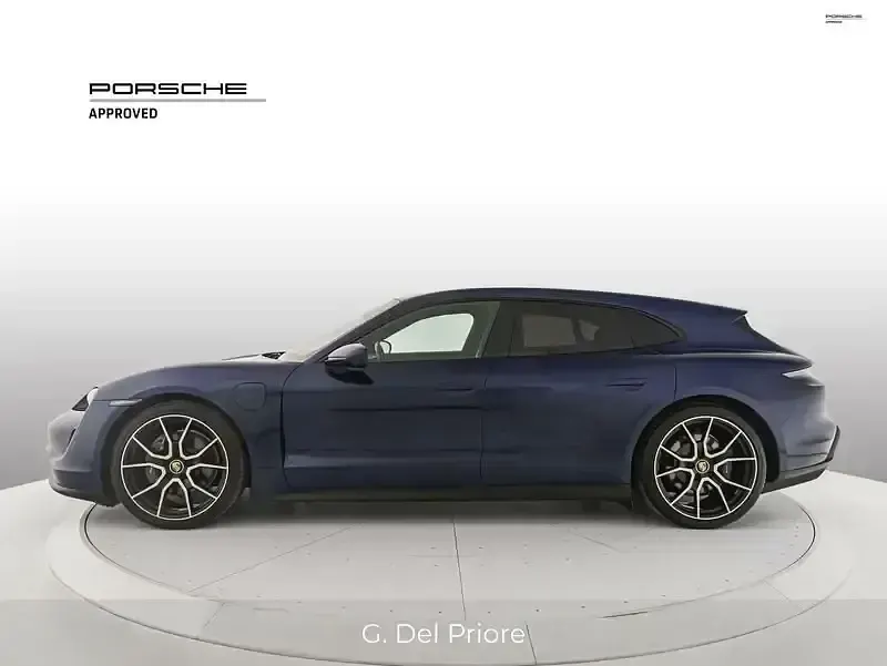 Usata Porsche Taycan Sport Turismo 300 kW (408 CV) 2022 Blu Berlina