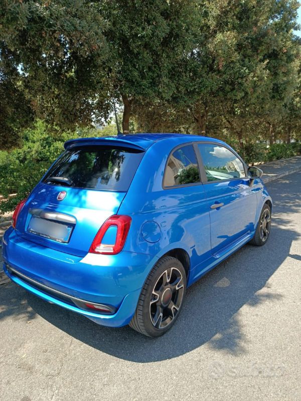 Usata Fiat 500S S 69 CV (50 kW) 2017 Blu Utilitaria