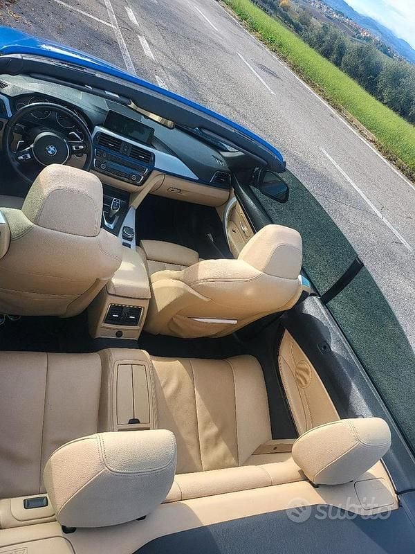 Usata BMW 430 Cabriolet M Sport 2018 Blu Cabrio