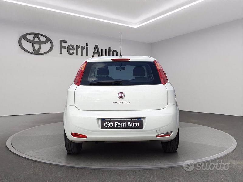 Usata Fiat Punto Lounge 70 CV (51 kW) 2016 Bianco Utilitaria