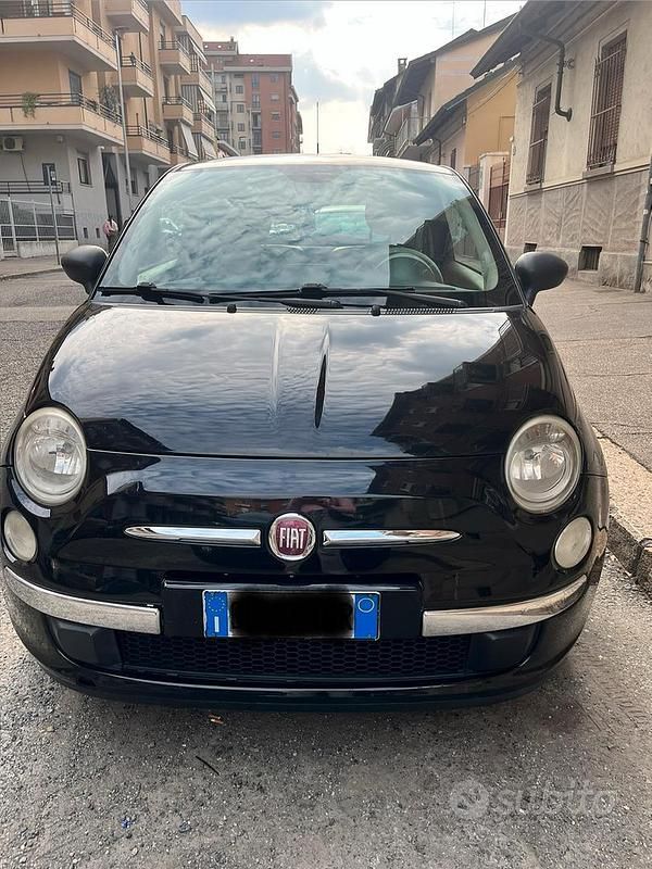 Usata Fiat 500 Pop 69 CV (50 kW) 2007 Nero Utilitaria