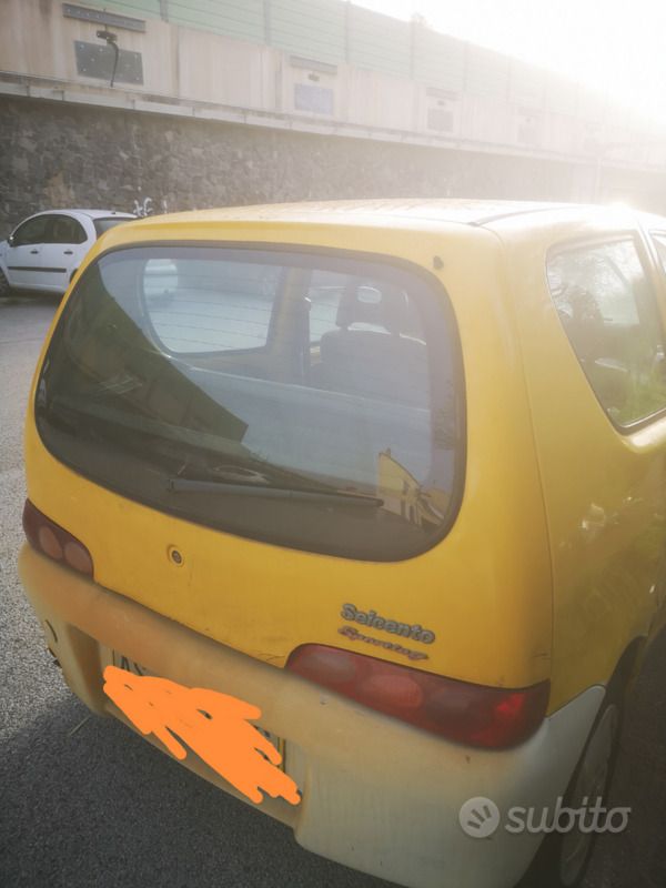 Usata Fiat Seicento 54 CV (39 kW) 1998 Giallo Utilitaria