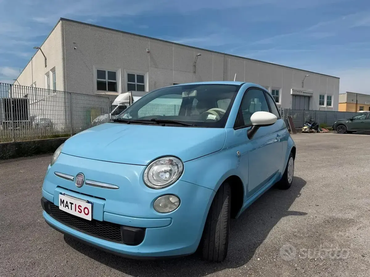 Usata Fiat 500 69 CV (50 kW) 2012 Blu Berlina