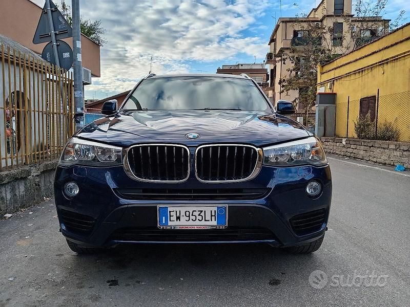 Usata BMW X3 Efficient Dynamics 150 CV (110 kW) 2016 Blu SUV