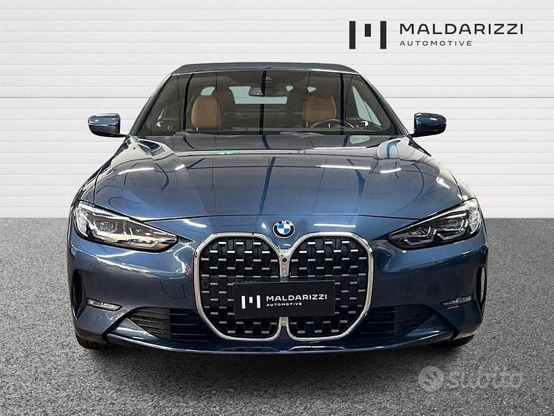 Usata BMW 420 Sport Line 190 CV (139 kW) 2023 Blu Cabrio