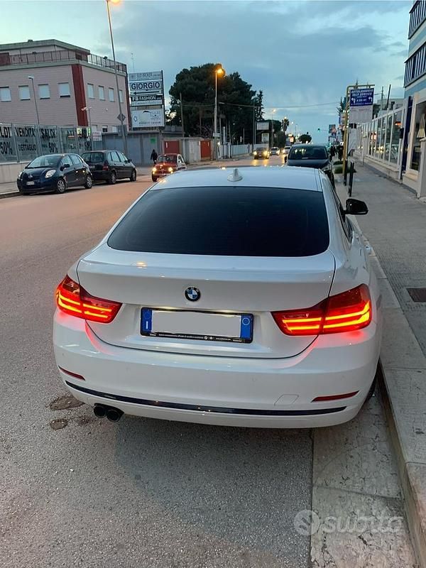 Usata BMW 420 Coupé Sport Line 190 CV (139 kW) 2015 Bianco Coupé