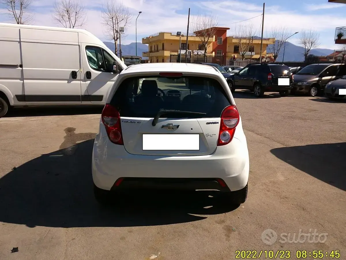 Usata Chevrolet Spark 68 CV (50 kW) 2013 Bianco Utilitaria