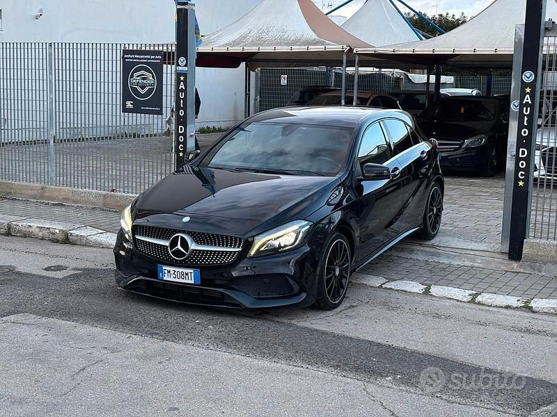 Usata Mercedes A180 Premium 110 CV (80 kW) 2016 Nero Berlina