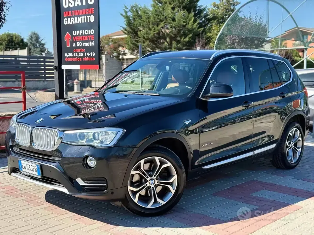 Usata BMW X3 xLine 190 CV (139 kW) 2014 Nero SUV