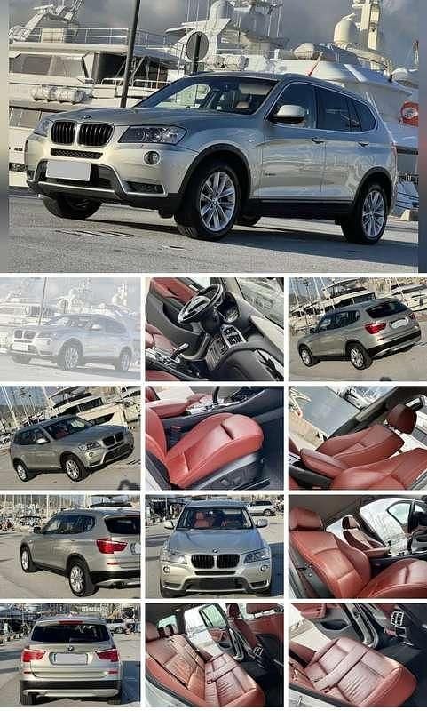Usata BMW X3 Efficient Dynamics 184 CV (135 kW) 2011 Grigio SUV