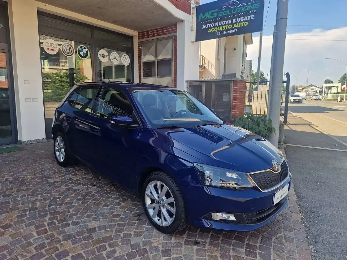 Usata Skoda Fabia Design Edition 60 CV (44 kW) 2018 Blu/azzurro Berlina