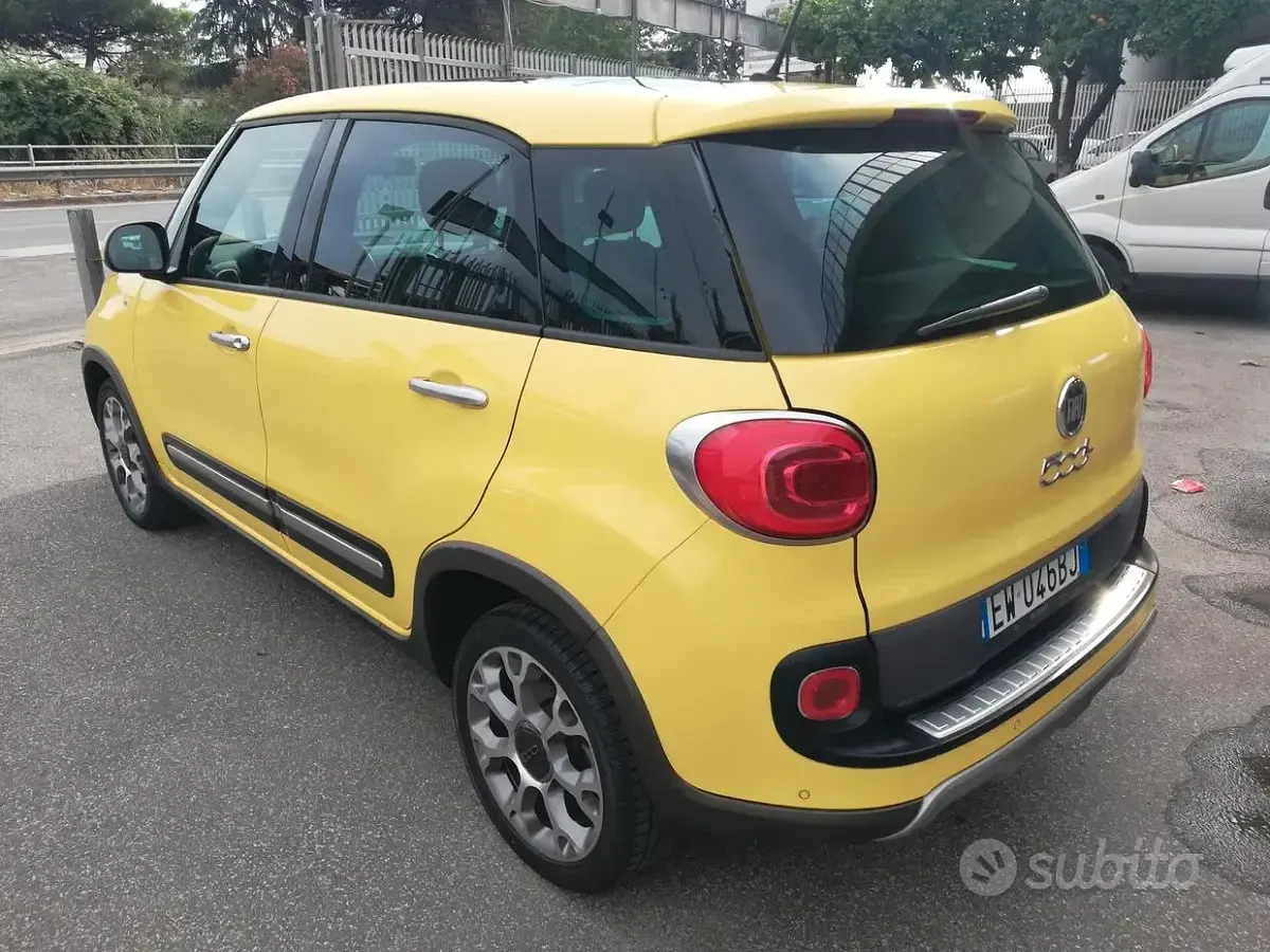 Usata Fiat 500L Trekking 120 CV (88 kW) 2014 Giallo Monovolume