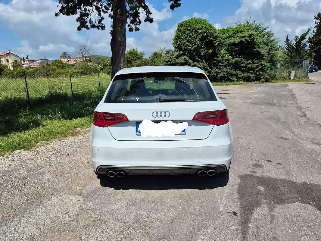 Usata Audi S3 300 CV (220 kW) 2013 Bianco Berlina
