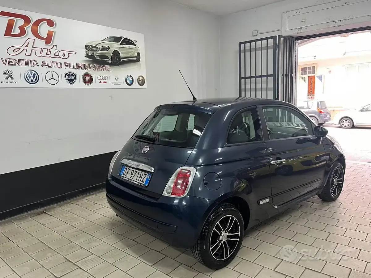 Usata Fiat 500 Sport 75 CV (55 kW) 2009 Blu Cabrio
