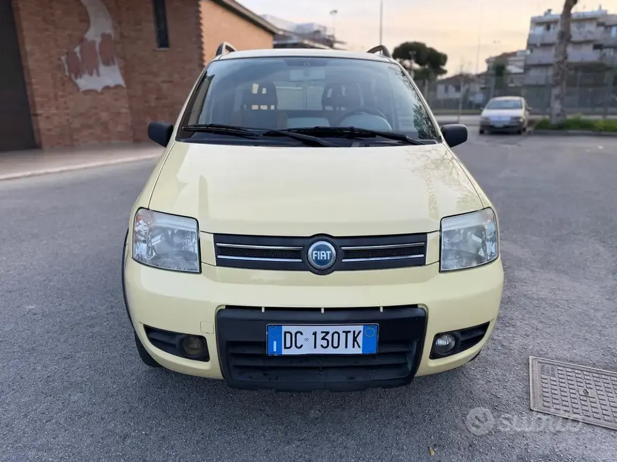 Usata Fiat Panda 4x4 Climbing 69 CV (50 kW) 2006 Giallo Utilitaria